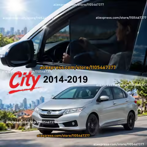 Magnetic Car Window Sunshades for City (6th Gen - GM6 Series)2014-2019, UV Protection & Passenger Pr