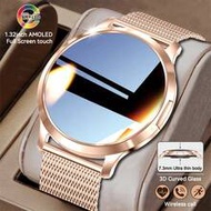 1pc Ladies Fashionable Luxury Smartwatch, 1.32inch HD AMOLED Screen Touch, 3D Curved Glass, 7.3mm Ul