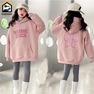 Hooded Hoodie Motif KoreanSimpul PINK Women's Spring Autumn Harajuku Loose Hoodie Oversize SML XL 2X