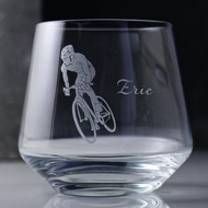 390cc【單車賽】自行車德國蔡司水晶威士忌杯