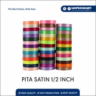 Satin Ribbon 1/ 2 INCH Satin Ribbon/ 1.3 cm Wide 20 yard/ Wholesale Satin Ribbon 1/ 2 INCH = 1.3 CM 