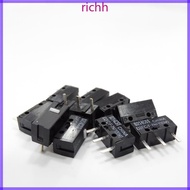 Richh 2 10Pcs 100M Micro Switches D2FC-F-7N 100M Mice Micro Switches Touch Switches Mice Button Fret