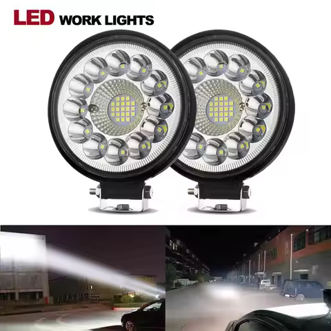 4" Car LED Bar Offroad 4X4 Spotlight 12V 24V Work Light Bar For Jeep Truck Car Tractor ATV Barra Hea