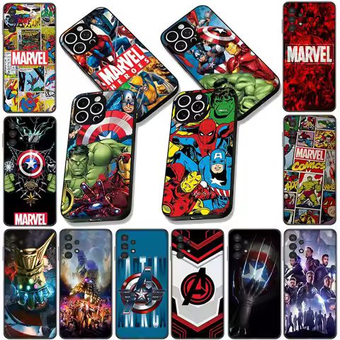 Soft Phone Cover for Huawei P30 P20 Mate 20 Lite Pro Y7 Y6P Y7A 2019 Nova 5T 3I Case Superheroes Mar