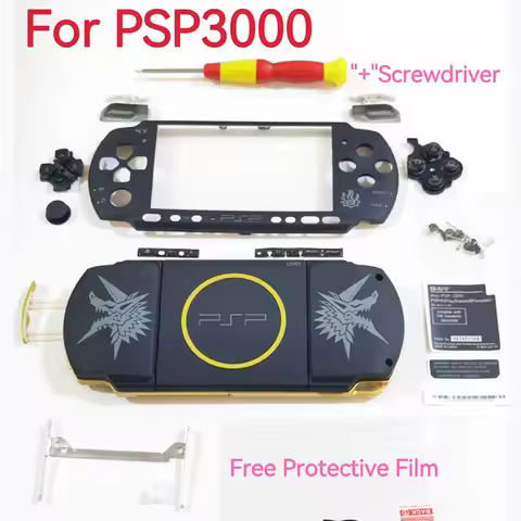 Faceplate Case For PSP3000 3001 3002 3004 Old Version Complete Housing Shell For PSP 3000 3006 New v