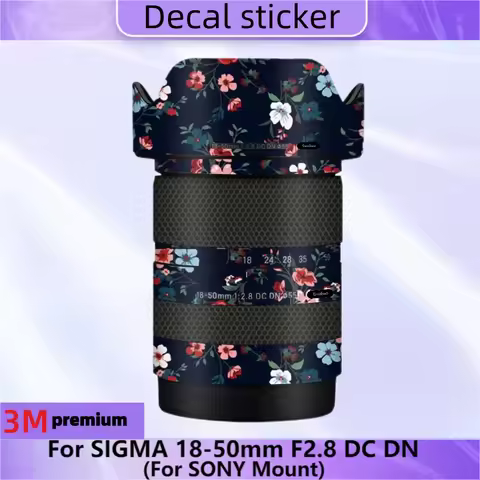 For SIGMA 18-50mm F2.8 DC DN For Sony Mount Lens Sticker Protective Skin Decal Film Anti-Scratch Pro
