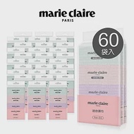 【ONEDER 旺達棉品】Marie Claire 美麗佳人EDI超純水濕巾60入組 迷你濕巾(8包x60袋)- 迷你濕巾(60袋) MC-DR08