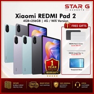 [ New ] Xiaomi REDMI Pad 2 (4GB+256GB) | 4G & Wifi Version Tablet | Original Malaysia New Set