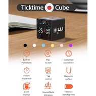 Pomodoro Timer Cube, Productivity Timer, Pause & Resume, Silent, Vibrate & Adjustable Sound Alert, f