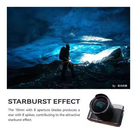 TTArtisan 10mm F2 ASPH APS-C Wide Angle Mirrorless Cameras Len for Fuji X-T200 X-T30 II For Sony A65