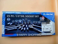 KING TONY บล็อคชุด 1/2นิ้ว 25 ตัวชุด ด้ามบล็อคยาว 18 นิ้ว รุ่น 4326 MR หกเหลี่ยม 4226 MR 12 เหลี่ยม