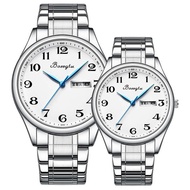 Old Man Watch Mens Dad Womens Couples Watch Waterproof Old Mans Watch Steel Band Quartz Watch Mens M