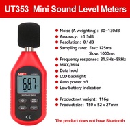 UNI-T UT353BT UT353เครื่องมือวัดเสียงรบกวนเครื่องวัด Db 30 ~ 130dB ระดับเสียงขนาดเล็กเมตรเดซิเบลเครื