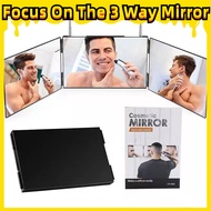 [Focus On The 3 Way Mirror] 3 Way Mirror for Home Gym - Matte Surface & Adjustable Angles (SG Free D