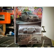 Diecast Mini GT LBWK LB Works x Abas Works Abarth 595 Grey No. 995 Blister