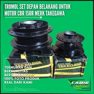 Front and Rear Drum Set for CBR 150R | CNC Drum Hub Takegawa CBR 150R | Original CBR 150R Motorcycle