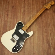 Squier Vintage Modified Telecaster Deluxe White Olympic White Tahun 2012 Made in Indonesia