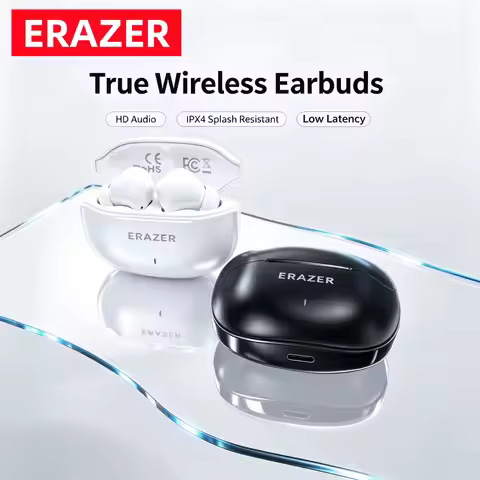 ERAZER HT82 Earphones Bluetooth Wireless Earbuds HiFi Stereo Sound Headphones ENC Clear Calls Online