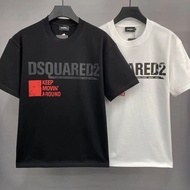 DSQUARED Classic Letter Print Fashion Atmosphere Men Women Same Style T-Shirt