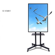 LCD TV Bracket Movable Bracket Floor Type Vertical TV Cart Monitor Rack 32-65 Inch/floor-to-ceiling TV stand free punching monitor base mount