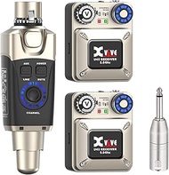 Xvive U45R2 Wireless In-Ear Monitor System Set with One Transmitter and Two Receivers (5.8 GHz)