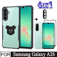 Samsung Galaxy A26 Shockproof Phone Case for Samsung A36 A56 A16 A06 4 in 1 Camera Lens Glass Screen