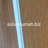 LIST PVC SUDUT PLASTIK PROFIL 30 mm 1m permeter PUTIH WHITE LIS PLAFON