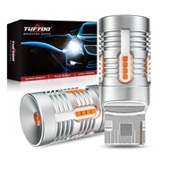 TUFFOO No HyperFlash Car LED Turn Signal Bulb T20 1156 Bau15s 7440 WY21W P21W BA15S PY21W Canbus Err