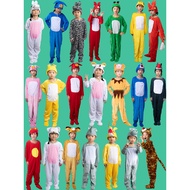 flora fauna costume kids costume cosplay Kostum haiwan kanak-kanak Zebra harimau singa gajah Leopard