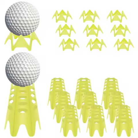 Golf Simulator Tees 20Pcs Golf Simulator Tees Plastic Golf Mat Tees for Home Outdoor/Indoor Practice