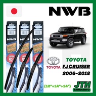 TAIHOAUTO NWB Wiper Set Toyota FJ Cruiser 2006~2018 16"+14"+14" Wiper FJ Cruiser Made In Japan