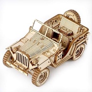 ROBOTIME Car Model Kits 3D Puzzles for Adults and Teens DIY Wooden Crafts No Batteries 1:18 Scale Mo