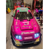88Drift TOYOTA SUPRA A80 Addiction Style 1/10 Drift Bodyshell clear Reved RDX Yokomo SD3.0 Shibata G