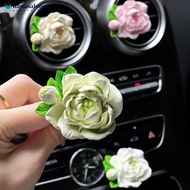 NANASALONNN Car Jasmine Air Outlet Perfume Clip Car Air Freshener Peach Blossom Aroma Diffuser Car D