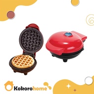 KOKORO Mini Waffle Machine Waffle Maker Electric Mini Waffle Machine Mesin Wafel Mini Pembuat Wafel 