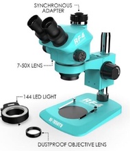✅Ready Stock✅ BSS Stereo Microscope RF4 RF-7050TV 7X-50X Zoom Adjustable Trinocular Magnifier Mobile