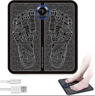 EMS足部按摩儀的墊反射學足部穴位按摩肌肉刺激改善血液循環緩解疼痛USB Rechargeabl