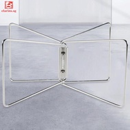 [clarins.sg] Camping Folding Cooler Stand Frame Foldable Ice Box Holder Hiking Holder Support