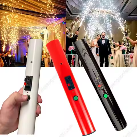Cold Spark Fountain Tubes for Marriage, Wedding, Bride, Engagement, Couple, Pyro Sparker Shooter bod