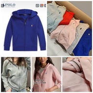 Polo Ralph Lauren 童裝正品 💥VIP限量優惠💥 長袖加絨連帽衛衣外套 刺繡小馬款 成人女裝可穿大碼 連吊牌 (官網售約HK$1600 )  👉粉紅色/寶藍色/淺藍色/灰色(部分已斷碼