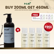 MUCI Moisture Reload Herbal Shampoo for fizzy dry damage colour hair suitable 滋润保湿洗发液 200ml
