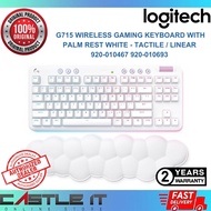 Logitech G715 Wireless Gaming Keyboard with Palm Rest WHITE - Tactile / Linear 920-010467 920-010693