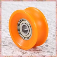 [h3w732xnj.ph] 4Pcs 6X30X13mm Plastic Coated Sealed Bearings Steel 606Z Deep U Groove Guide Pulley R