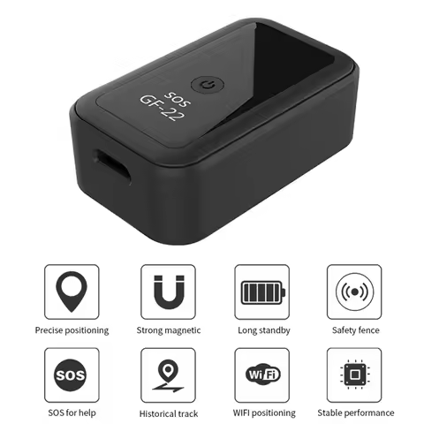 GF-22 GPS Locator Wireless Intelligent Precise Positioning Car Motorcycle Anti-theft Tracker