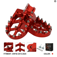 คันเหยียบที่รองเท้า2ชิ้นสำหรับฮอนด้า CRF 50 CRF50อุปกรณ์เสริมมอเตอร์ไซค์2013-2025