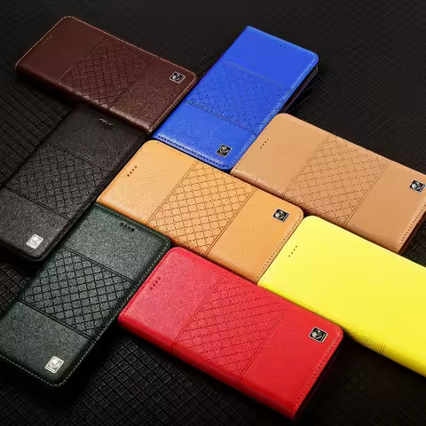 Napa Leather Flip Phone Case Is Suitable For Tecno Camon 18 18T 18i 18P 19 20 Pro Neo Cases Magnetic