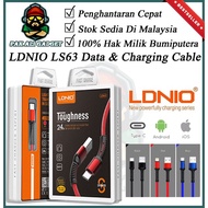 LDNIO LS63 Toughness USB Cable 2.4A Fast Charging / 6 Times Stronger And Durable