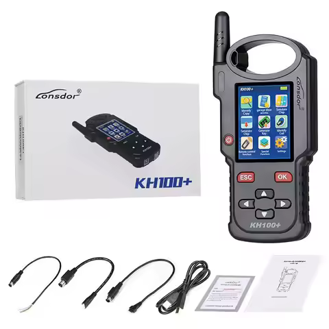 LONSDOR KH100+ Remote Key Programmer Latest Handheld Device Update Version of KH100 with 8A Active