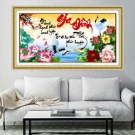 Family diamond painting size: 77x45cm, painting without diamonds and without frame