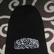 KUPLUK MUSLIM TAUHID TOPI BEANI DAHWAH MUSLIM TOPI KUPLUK TULISAN ARAB keren